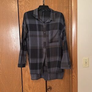 Very J woman’s button up top.